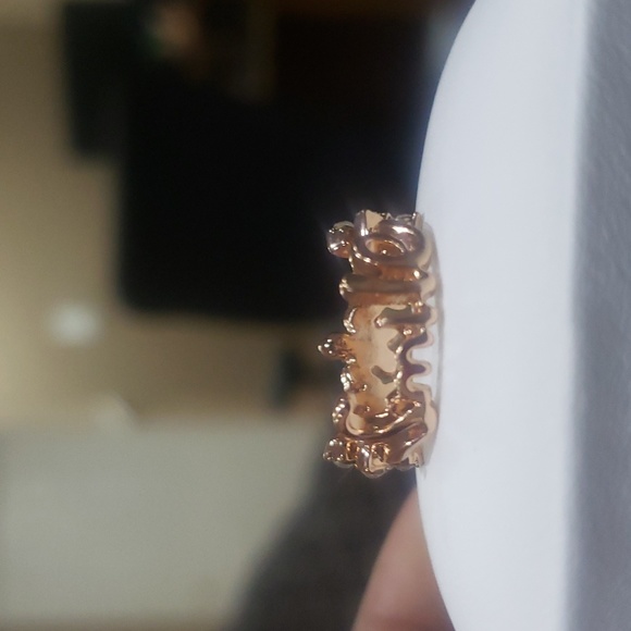 2 in 1 Letters Star White Zircon Size 5.5 - Picture 2 of 7